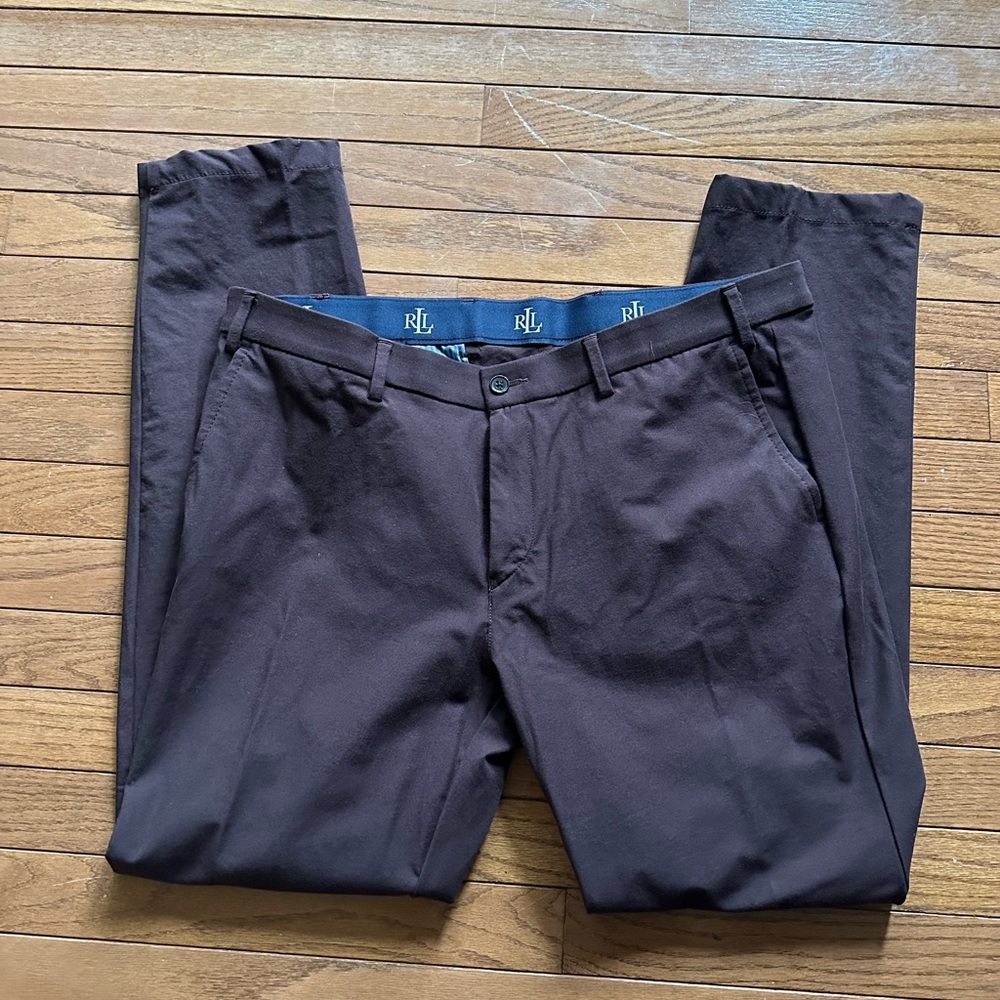 Lauren Ralph Lauren Maroon slim pants